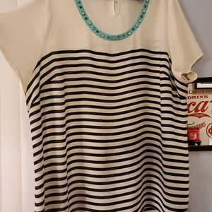 Lane bryant rhinestone blouse